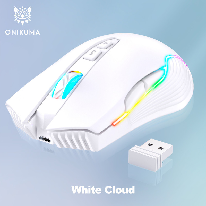 Беспроводная мышь Onikuma CW905-W-24G белый CW905-W-24G 2060₽