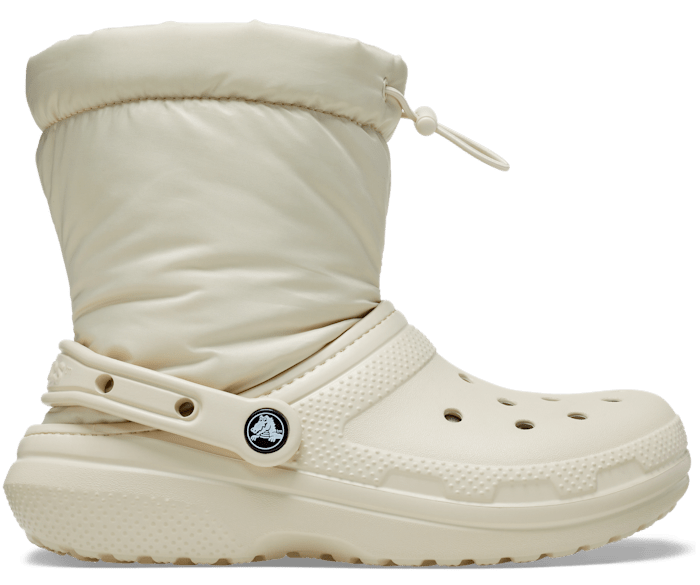 

Утепленные галоши женские Crocs CRW_206630 бежевые 37-38 RU (доставка из-за рубежа), CRW_206630