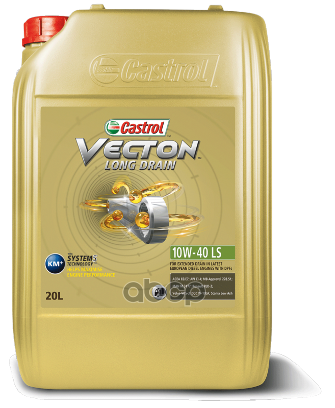 

Моторное масло Castrol VECTON LONG DRAIN 10W40 20л