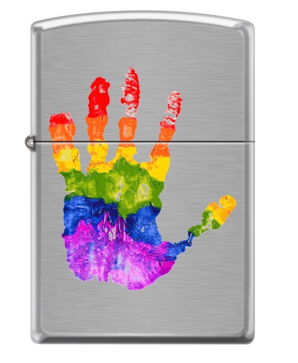 

Бензиновая зажигалка Zippo Palm Brushed Chrome, Ладонь Brushed Chrome