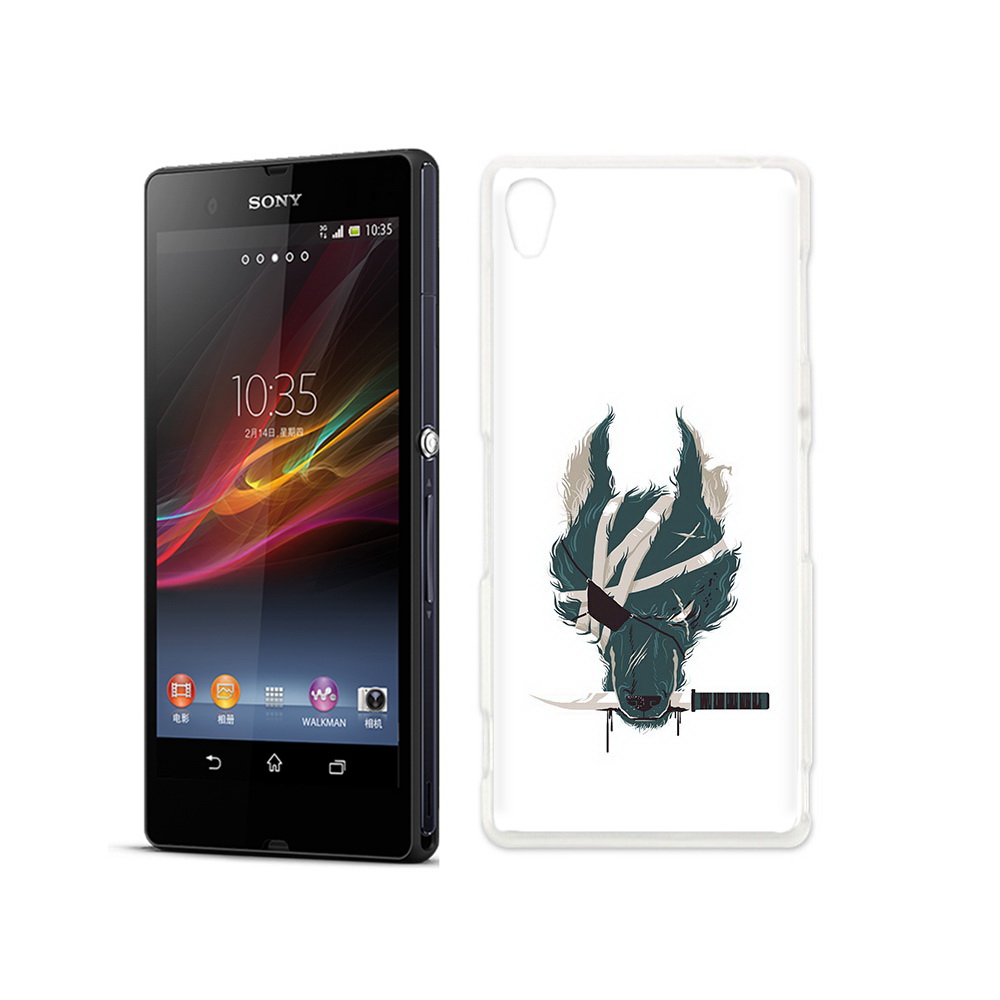 

Чехол MyPads Tocco для Sony Xperia Z волк-разбойник, Прозрачный, Tocco