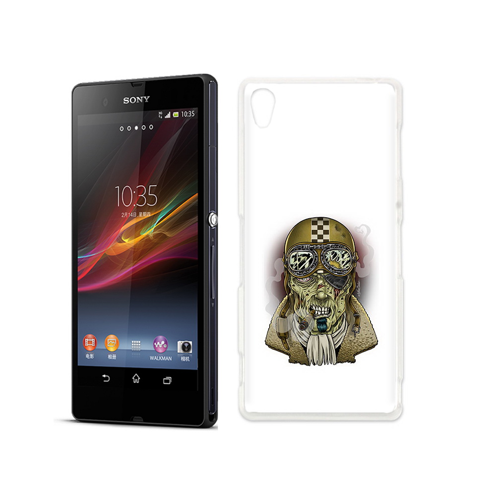 

Чехол MyPads Tocco для Sony Xperia Z военный зомби, Прозрачный, Tocco