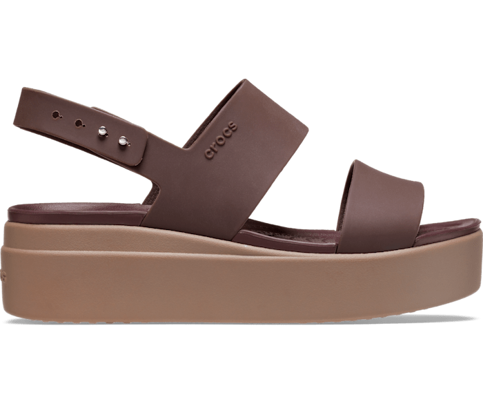 Босоножки женские Crocs CRW_206453 коричневые 39-40 EU (доставка из-за рубежа)