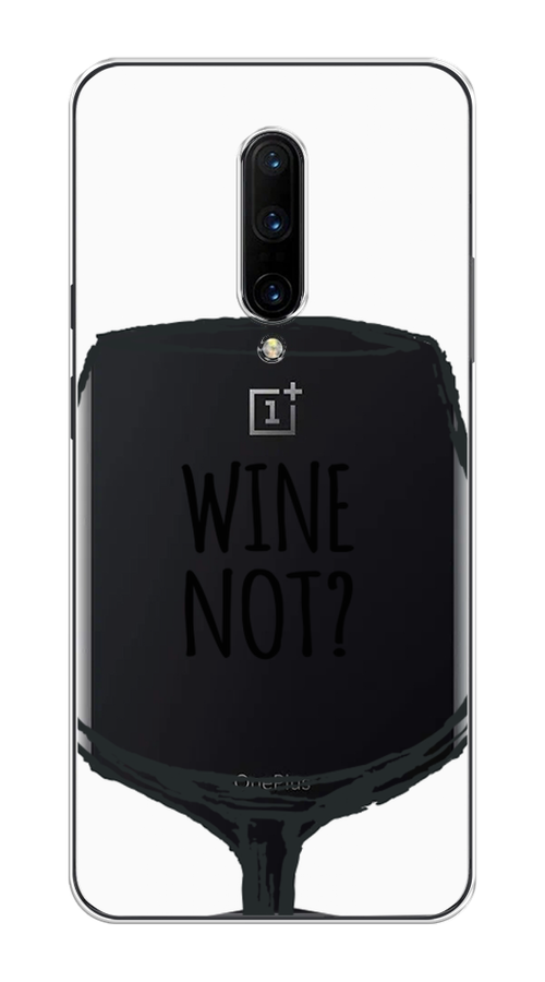 

Чехол на OnePlus 7 Pro "Wine not white", Белый, 150850-6