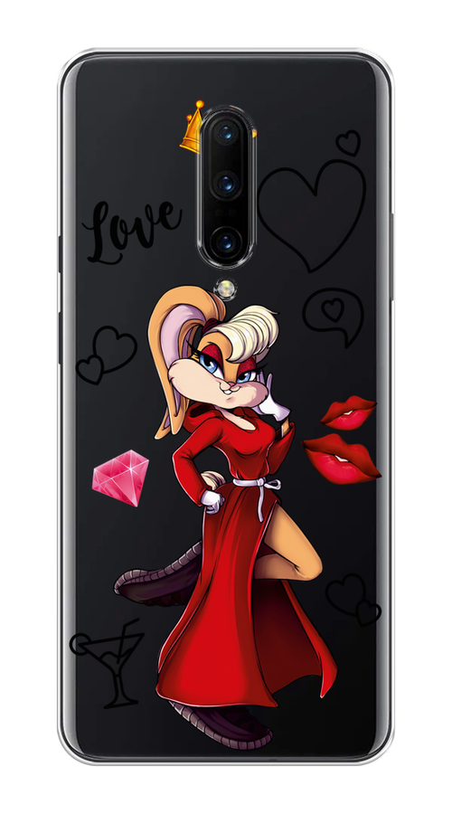 

Чехол на OnePlus 7 Pro "Rich Lola Bunny", Красный;бежевый;оранжевый, 150850-6