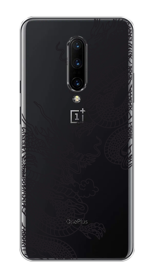 

Чехол на OnePlus 7 Pro "Два китайских дракона", Серый;черный, 150850-1