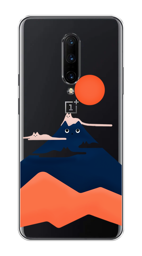 

Чехол на OnePlus 7 Pro "Кот-гора", Черный;оранжевый, 150850-4