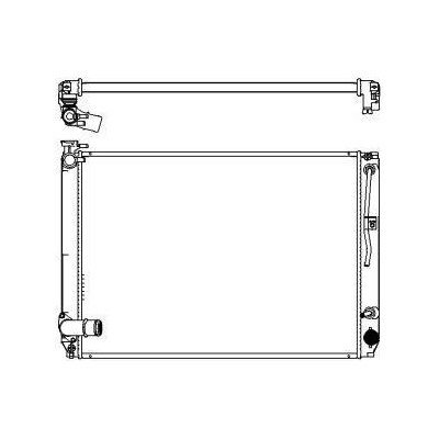 

Радиатор lexus rx350 06-, 32718501