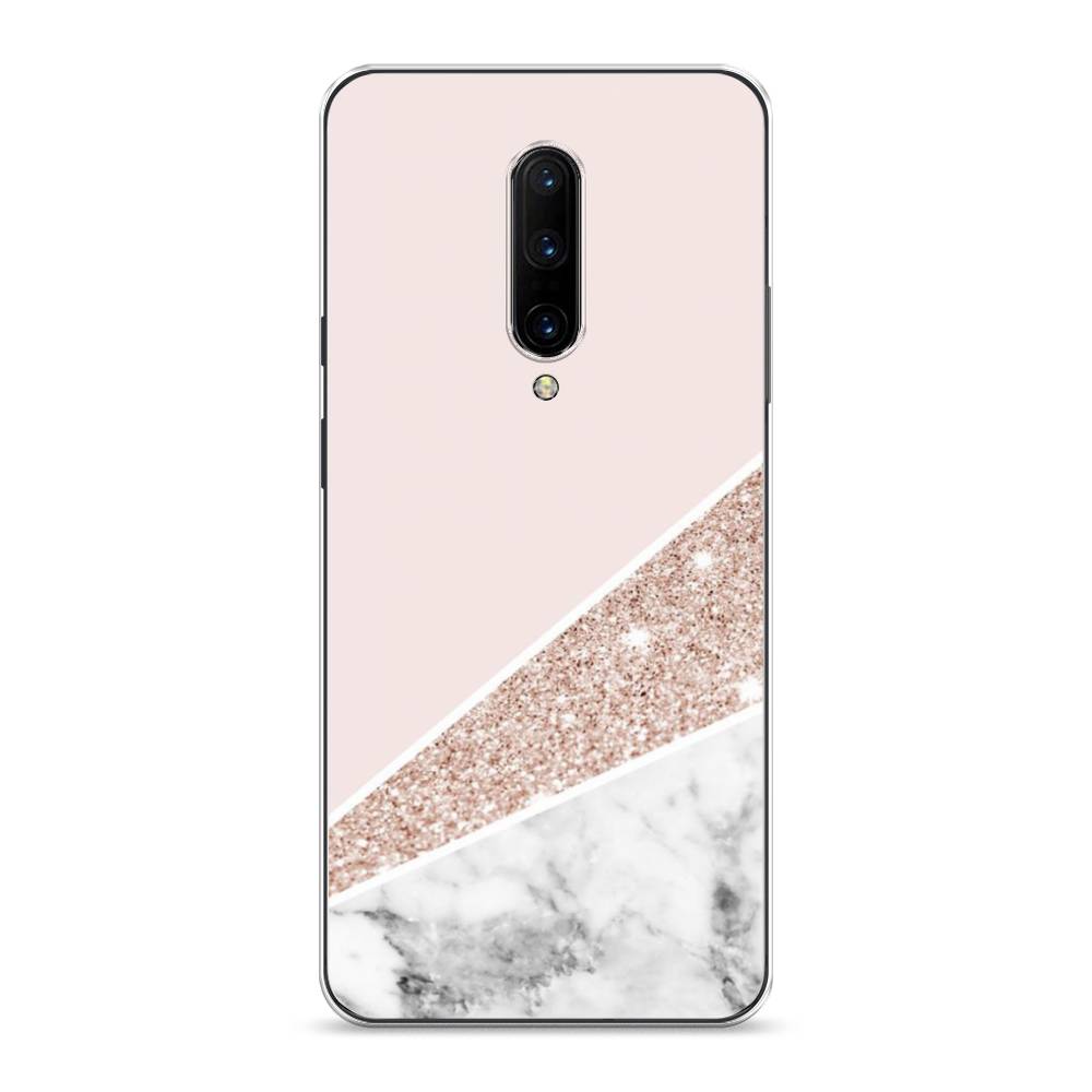 

Чехол на OnePlus 7 Pro "Блестящий розовый мрамор", 150850-3