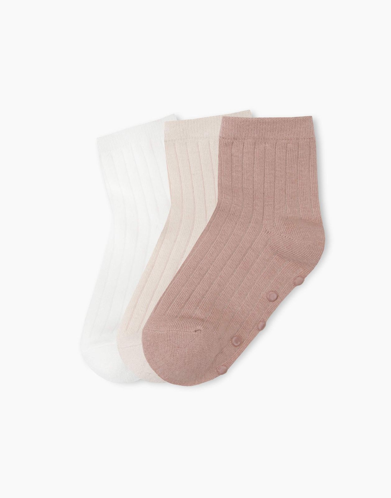 Комплект носков для девочки 3 пары Gloria Jeans GHS008968 разноцветный 4-6л/0