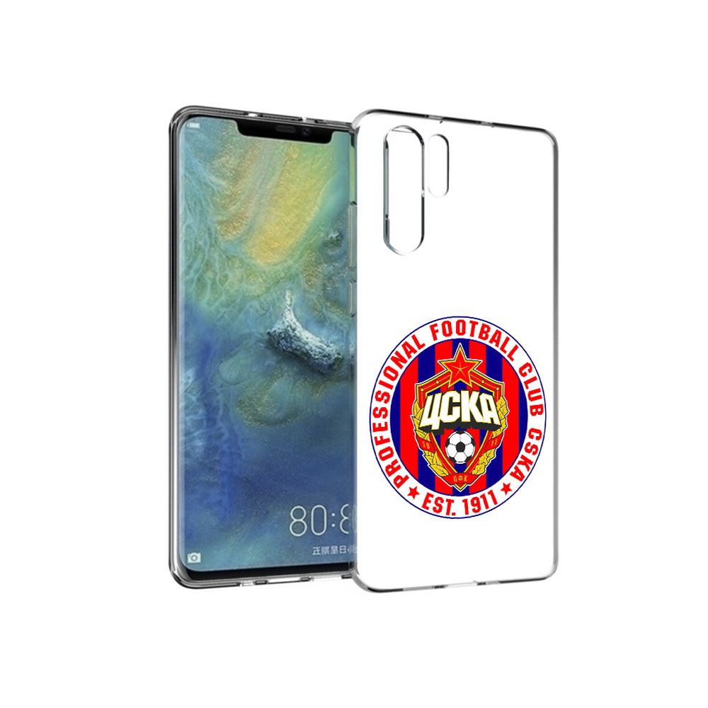 

Чехол MyPads Tocco для Huawei P30 Pro ФК ЦСК логотип, Прозрачный, Tocco