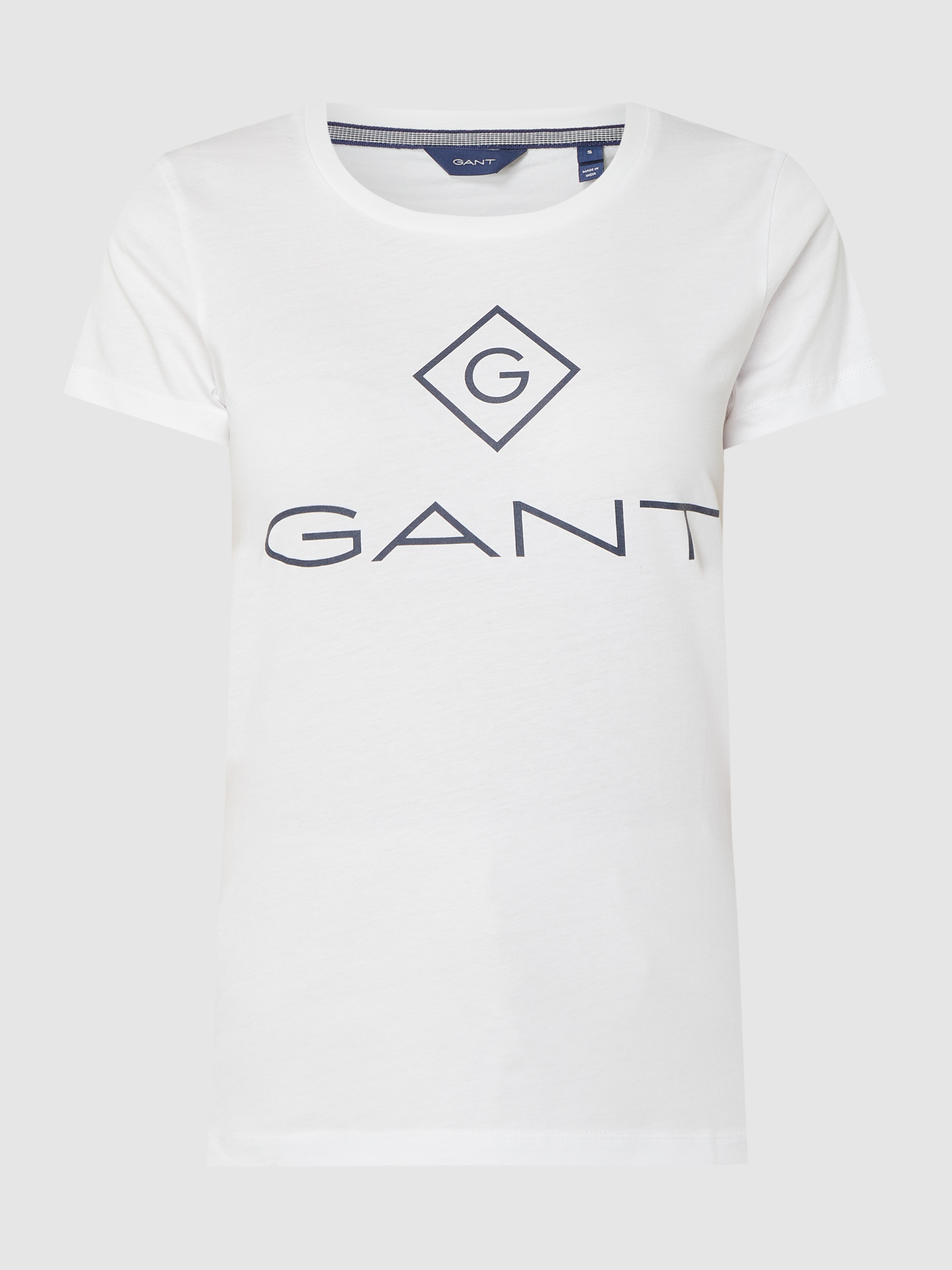 Футболка женская GANT 1215179 белая XS (доставка из-за рубежа)