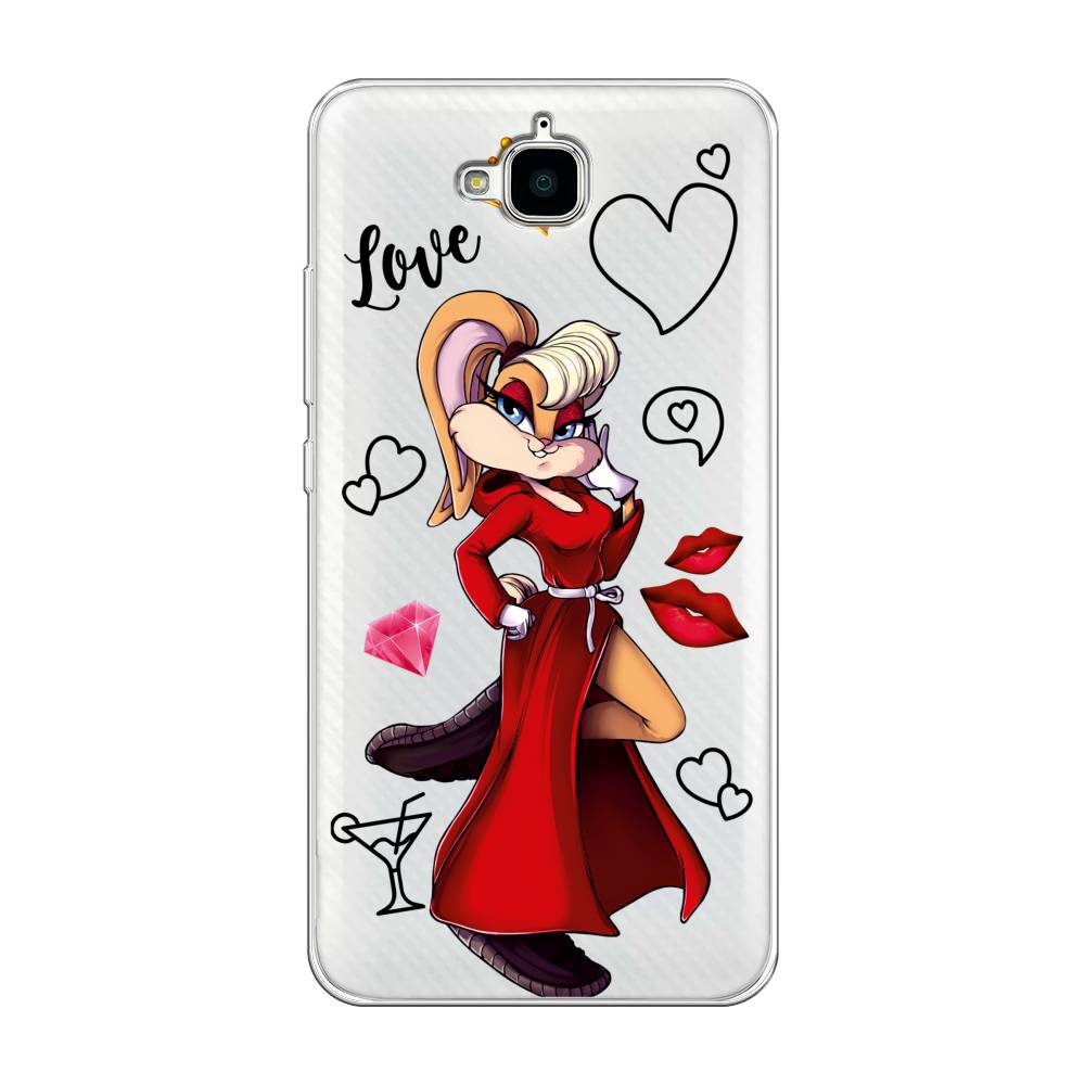 

Чехол на Honor 4C Pro "Rich Lola Bunny", Красный;бежевый;оранжевый, 63250-6