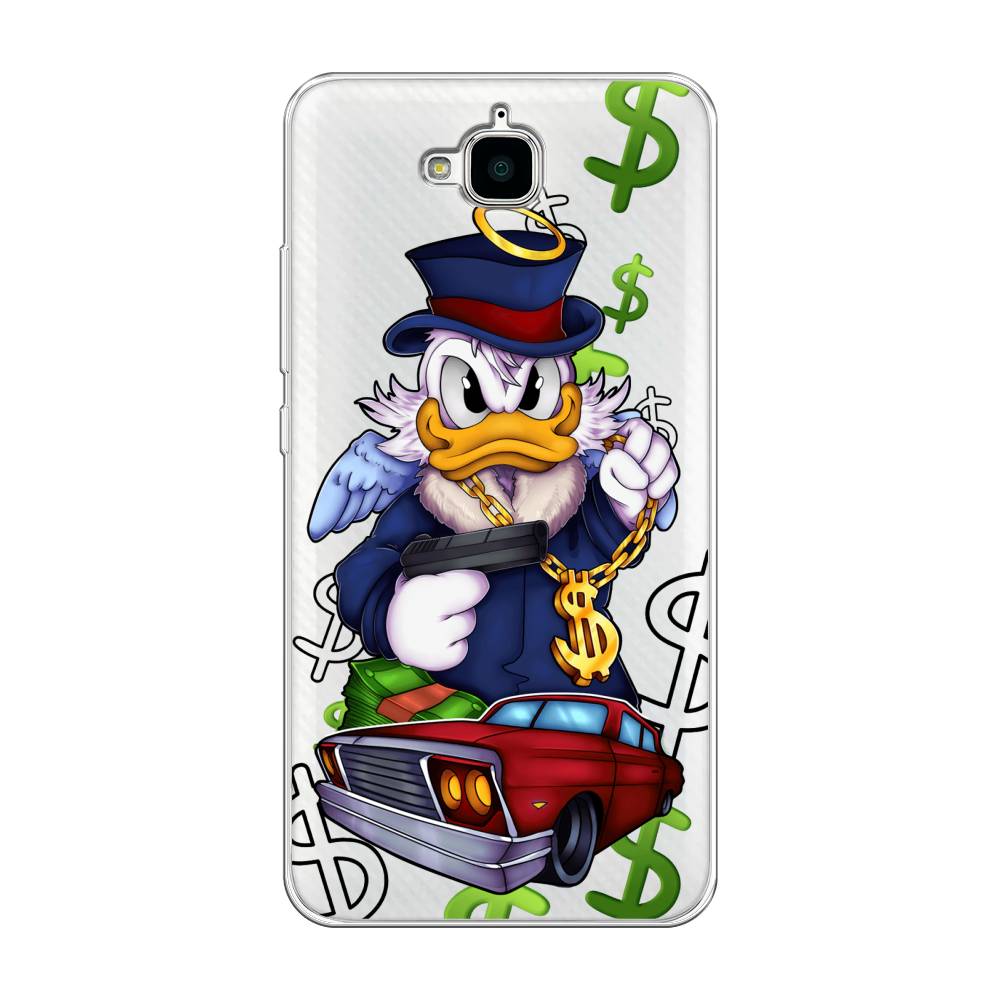 

Чехол на Honor 4C Pro "Scrooge McDuck with a Gold Chain", Красный;синий;белый, 63250-6