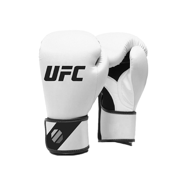 

UFC Перчатки тренировочные для спарринга (белые) 8 OZ, Белый;черный, UHK-75119