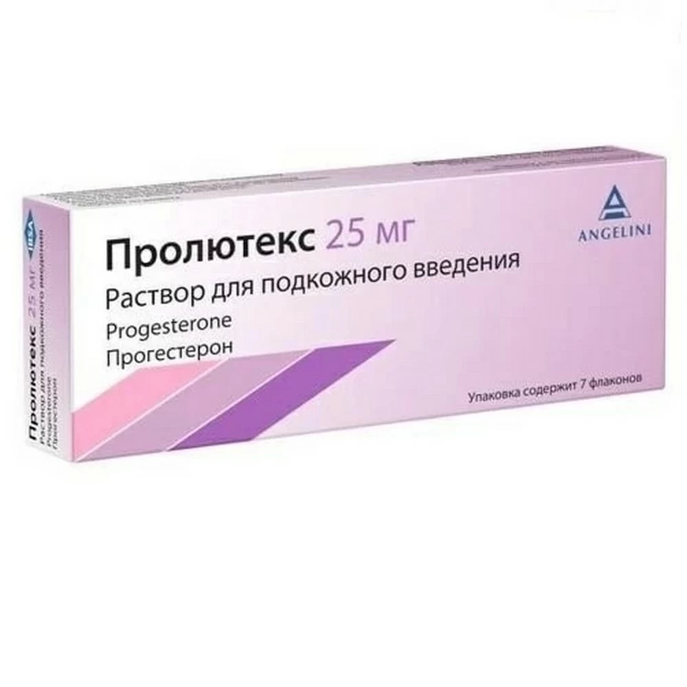 

Пролютекс раствор для п/к введ 25 мг 1,112 мл флакон 7 шт.