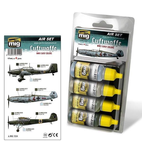 

AMIG7218 Ammo Mig LUFTWAFFE DESERT COLORS / ЛЮФТВАФФЕ ПУСТЫНЯ, AMIG7218