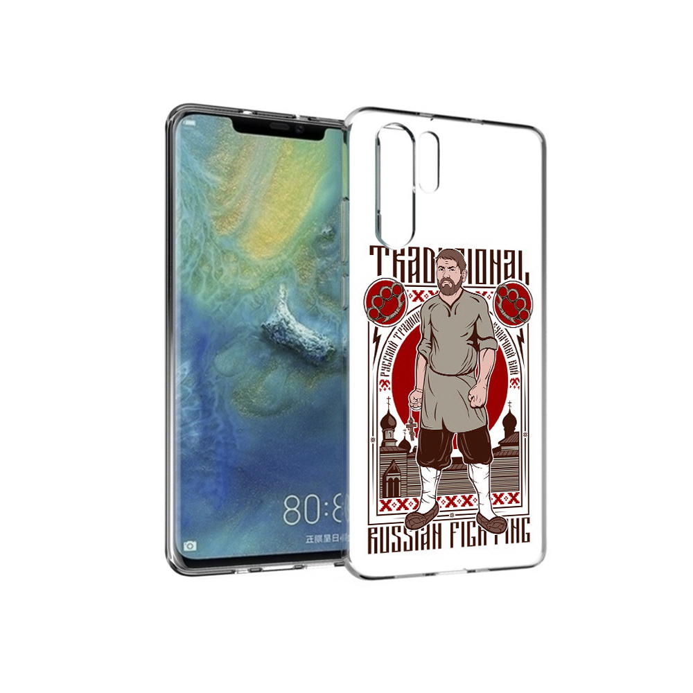 

Чехол MyPads Tocco для Huawei P30 Pro Традициональный мужчина, Прозрачный, Tocco