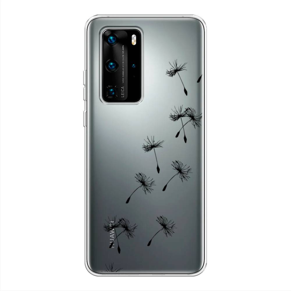 

Чехол Awog на Huawei P40 Pro "Летящие одуванчики", Черный, 610950-8