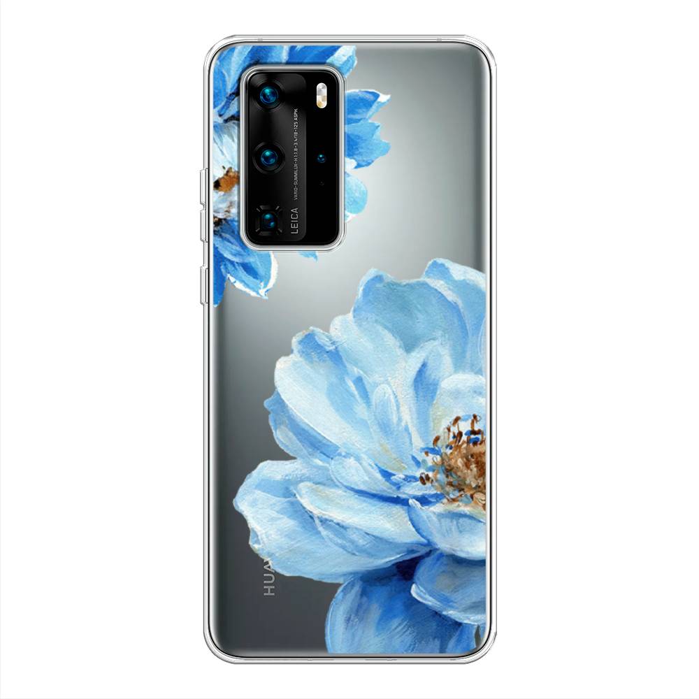 

Чехол Awog на Huawei P40 Pro "Голубые клематисы", Голубой, 610950-8