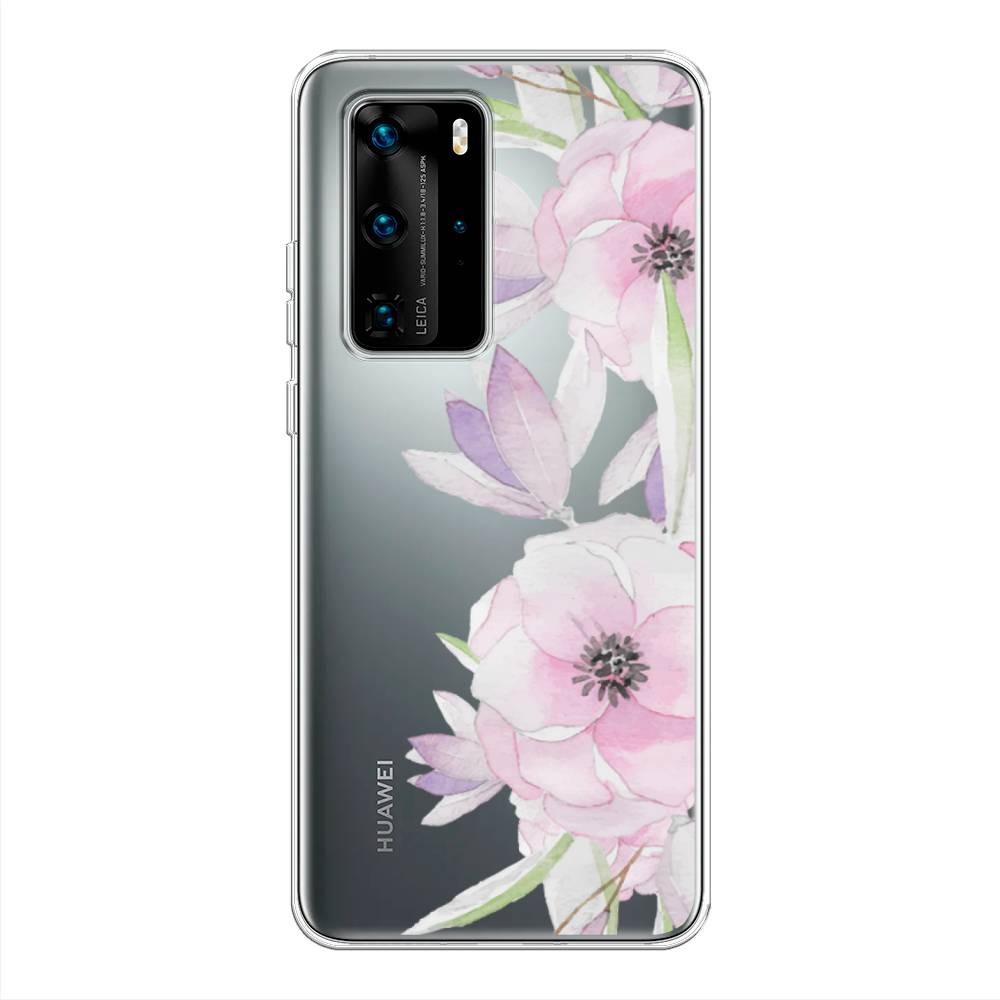 

Чехол Awog на Huawei P40 Pro "Нежные анемоны", Розовый;черный;фиолетовый, 610950-8