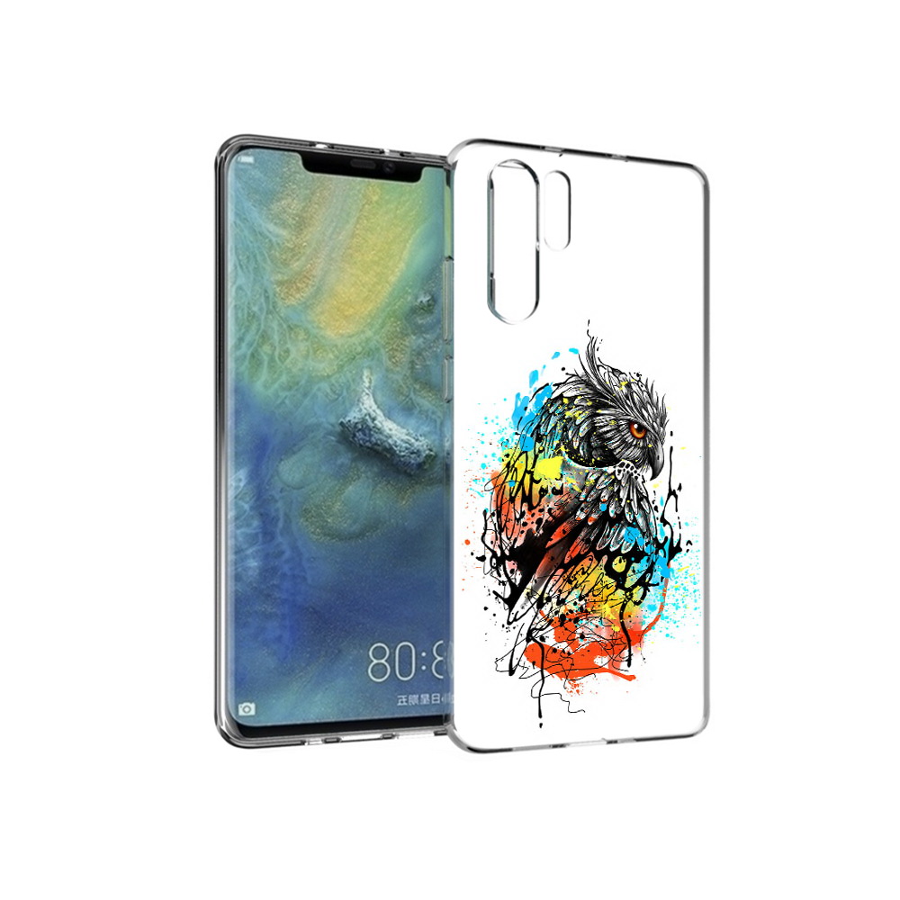 

Чехол MyPads Tocco для Huawei P30 Pro Творческая сова, Прозрачный, Tocco