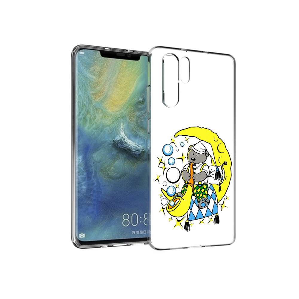 

Чехол MyPads Tocco для Huawei P30 Pro Сырная луна, Прозрачный, Tocco