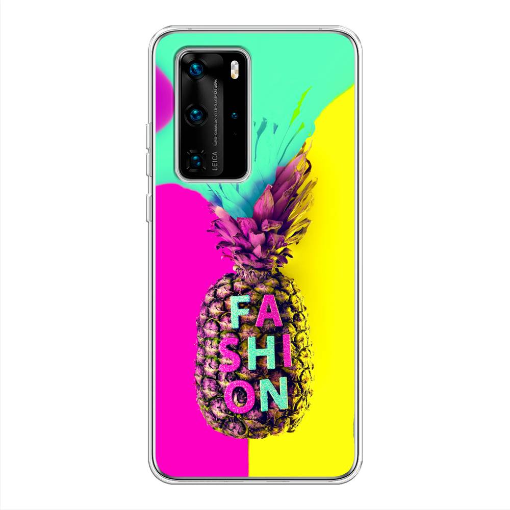 

Чехол Awog на Huawei P40 Pro "Кислотный ананас", Желтый;розовый;голубой, 610950-10
