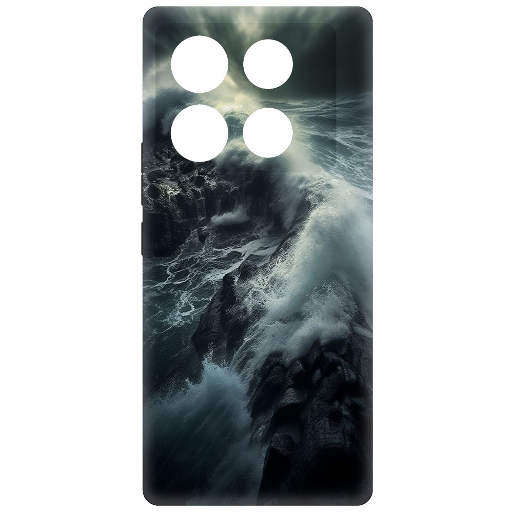 

Чехол-накладка Krutoff Soft Case Шторм для INFINIX Note 40 Pro 5G черный