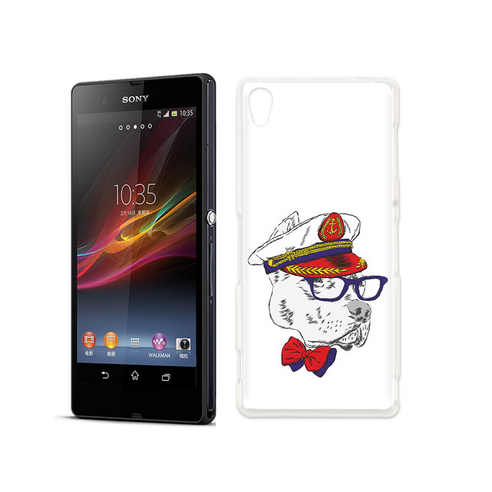 

Чехол MyPads Tocco для Sony Xperia Z бульдог, Прозрачный, Tocco