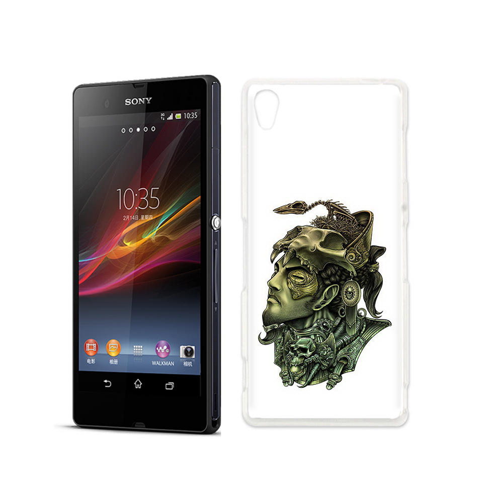 

Чехол MyPads Tocco для Sony Xperia Z бронзовый воин, Прозрачный, Tocco