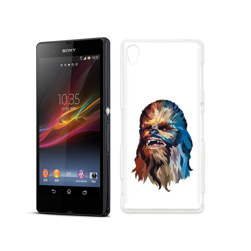 

Чехол MyPads Tocco для Sony Xperia Z star wars звездные войны, Прозрачный, Tocco