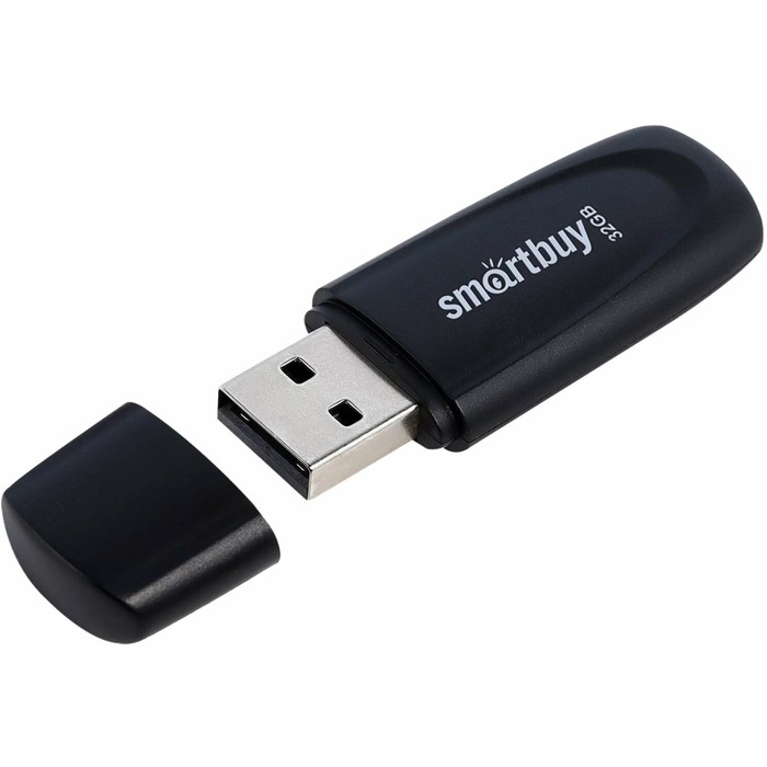 

Флешка Smartbuy 032GB2SCK, 32 Гб, USB2.0, чт до 15 Мб/с, зап до 12 Мб/с, Black
