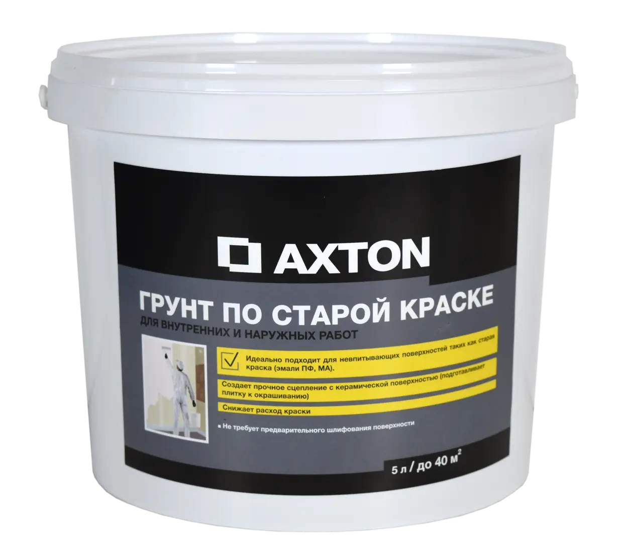 Грунтовка по старой краске Axton 5 л