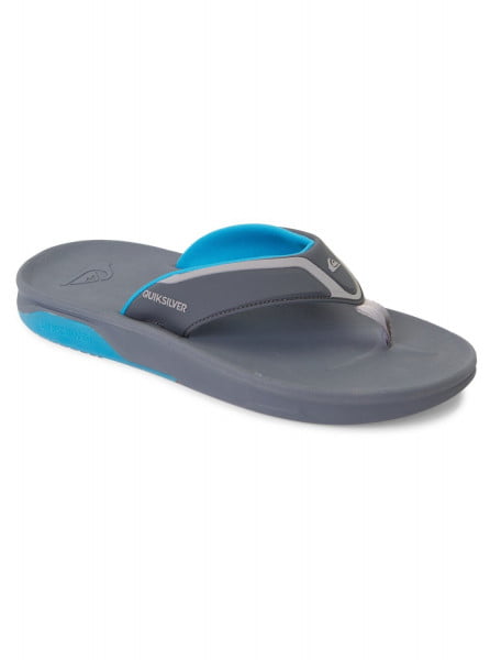 

Вьетнамки мужские Quiksilver AQYL101250 серые 43 RU, Серый, AQYL101250