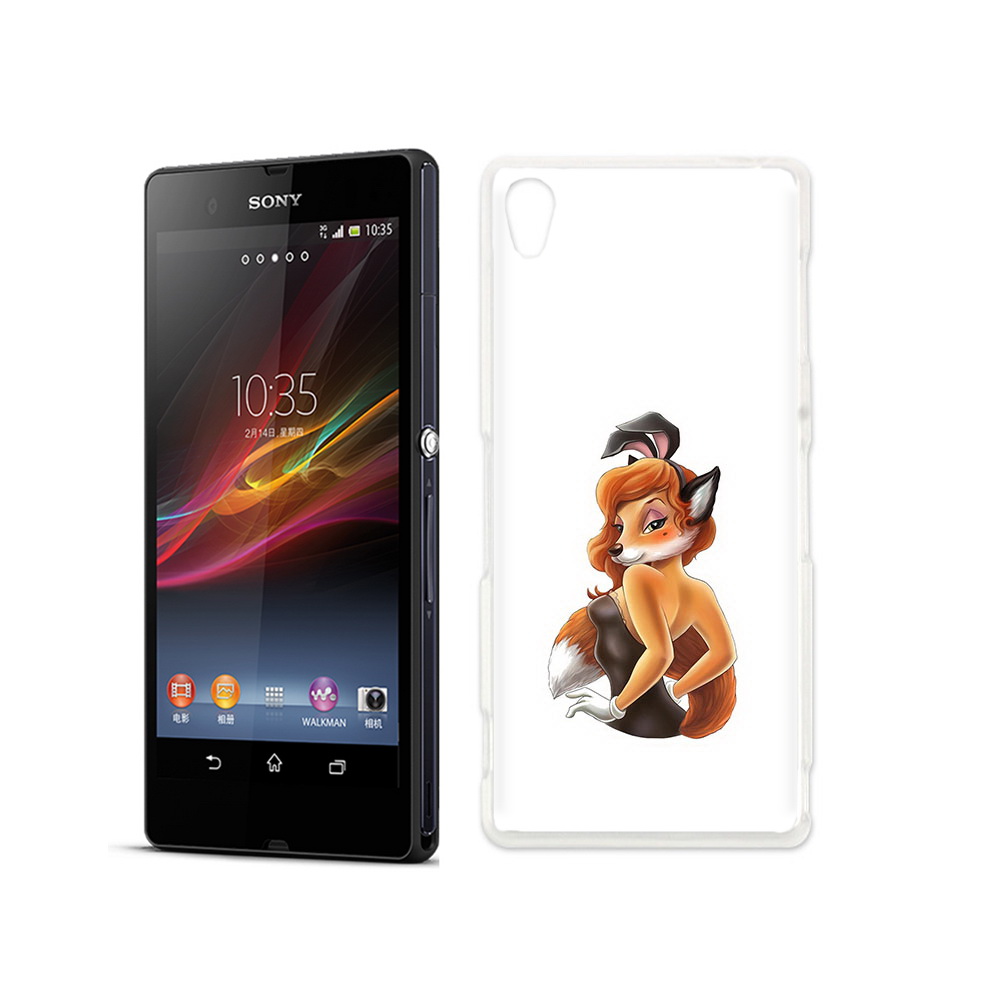 

Чехол MyPads Tocco для Sony Xperia Z баронесса, Прозрачный, Tocco
