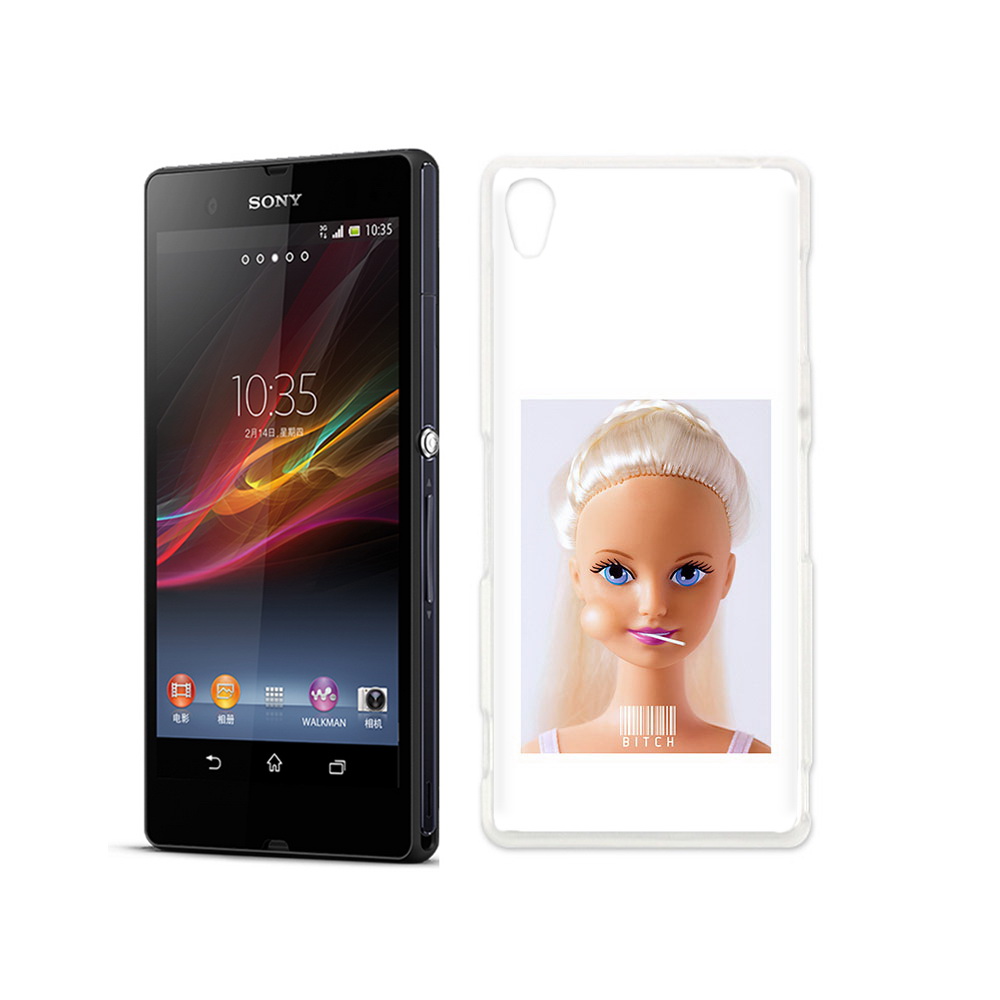 

Чехол MyPads Tocco для Sony Xperia Z барби, Прозрачный, Tocco
