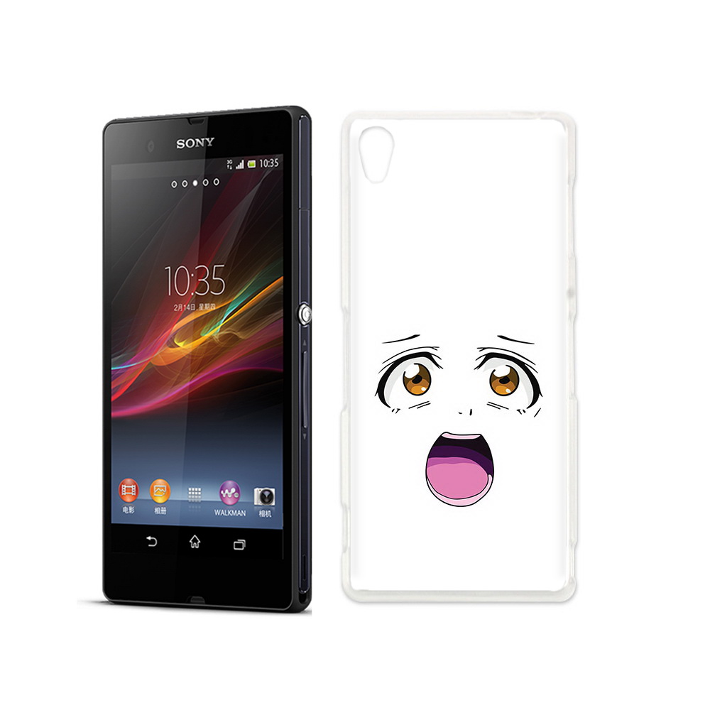 

Чехол MyPads Tocco для Sony Xperia Z аниме лицао, Прозрачный, Tocco