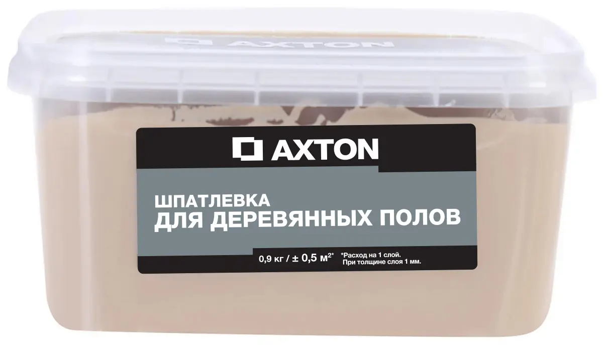 Шпатлёвка Axton для деревянных полов 0.9 кг цвет белое масло масло для террас и деревянных полов здоровый дом