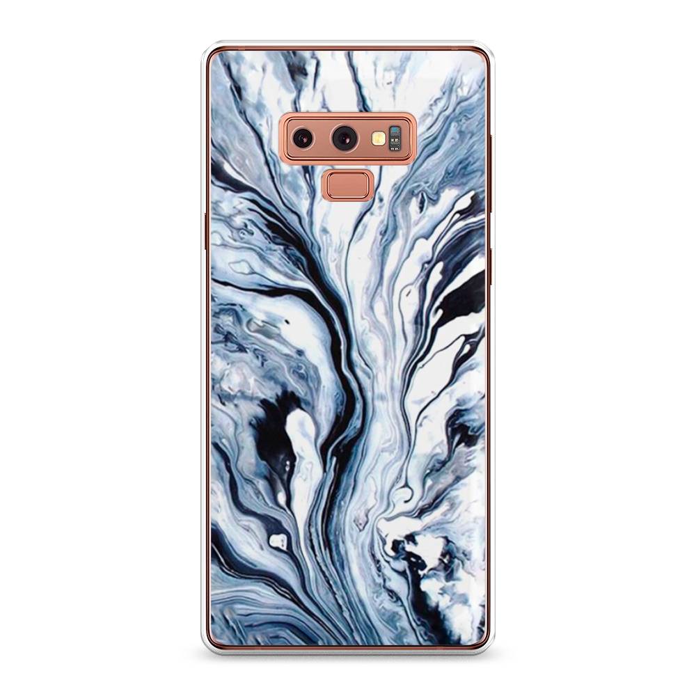 

Чехол Awog на Samsung Galaxy Note 9 "Голубой минерал мрамор", 26350-3