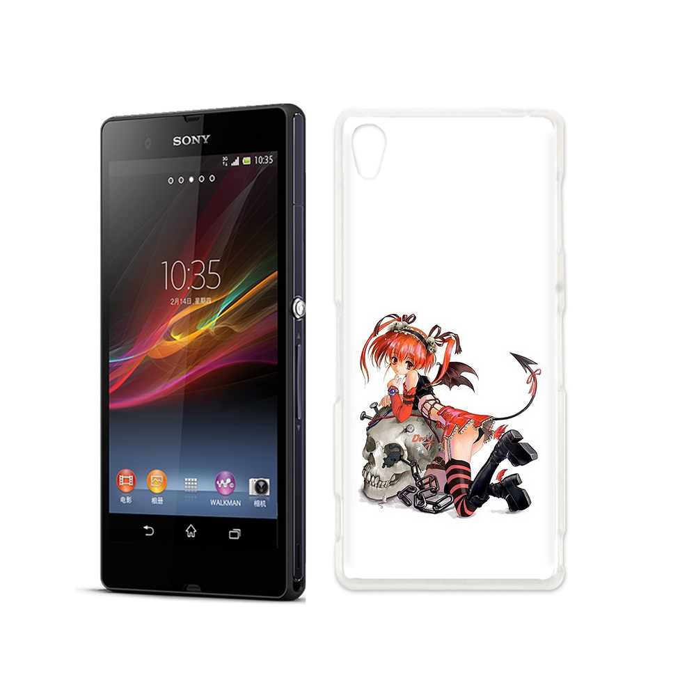 

Чехол MyPads Tocco для Sony Xperia Z аниме, Прозрачный, Tocco