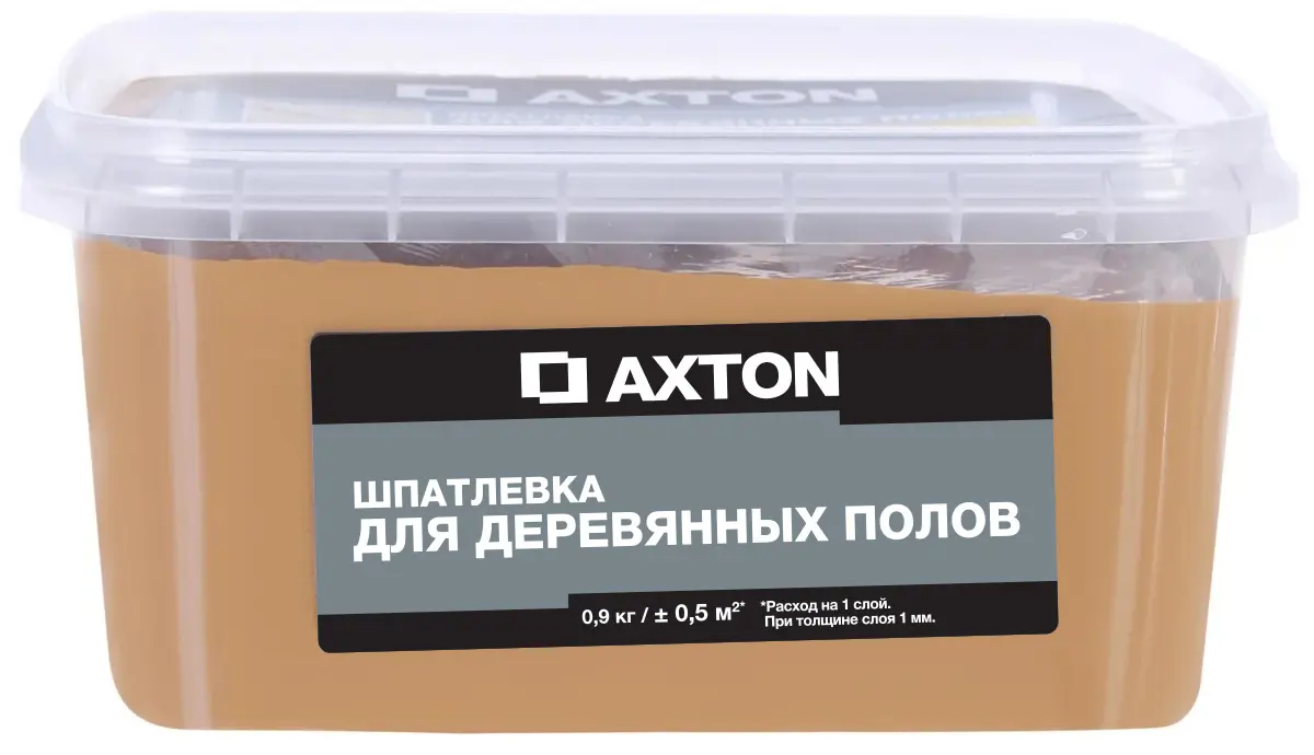 Шпатлёвка Axton для деревянных полов 0.9 кг антик