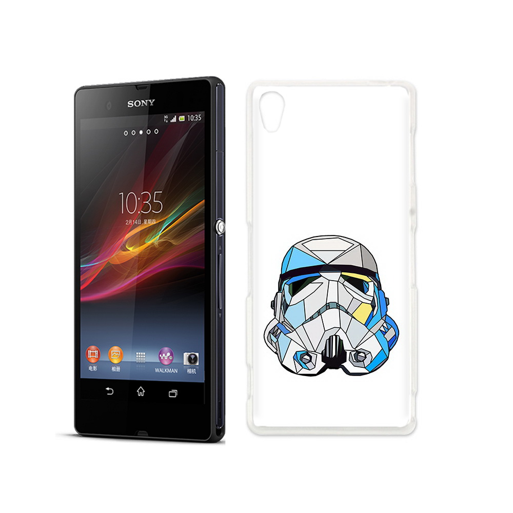 

Чехол MyPads Tocco для Sony Xperia Z star wars дарт вейдер, Прозрачный, Tocco