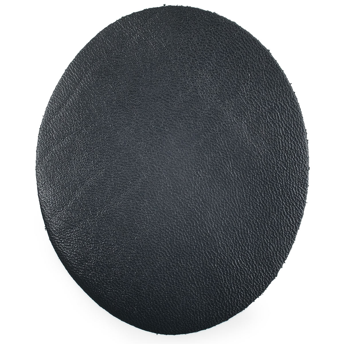 Заплатка термоклеевая Галерея 206, из кожи, овал малый, 9,4*11,4 см, 2 шт (01 черный)