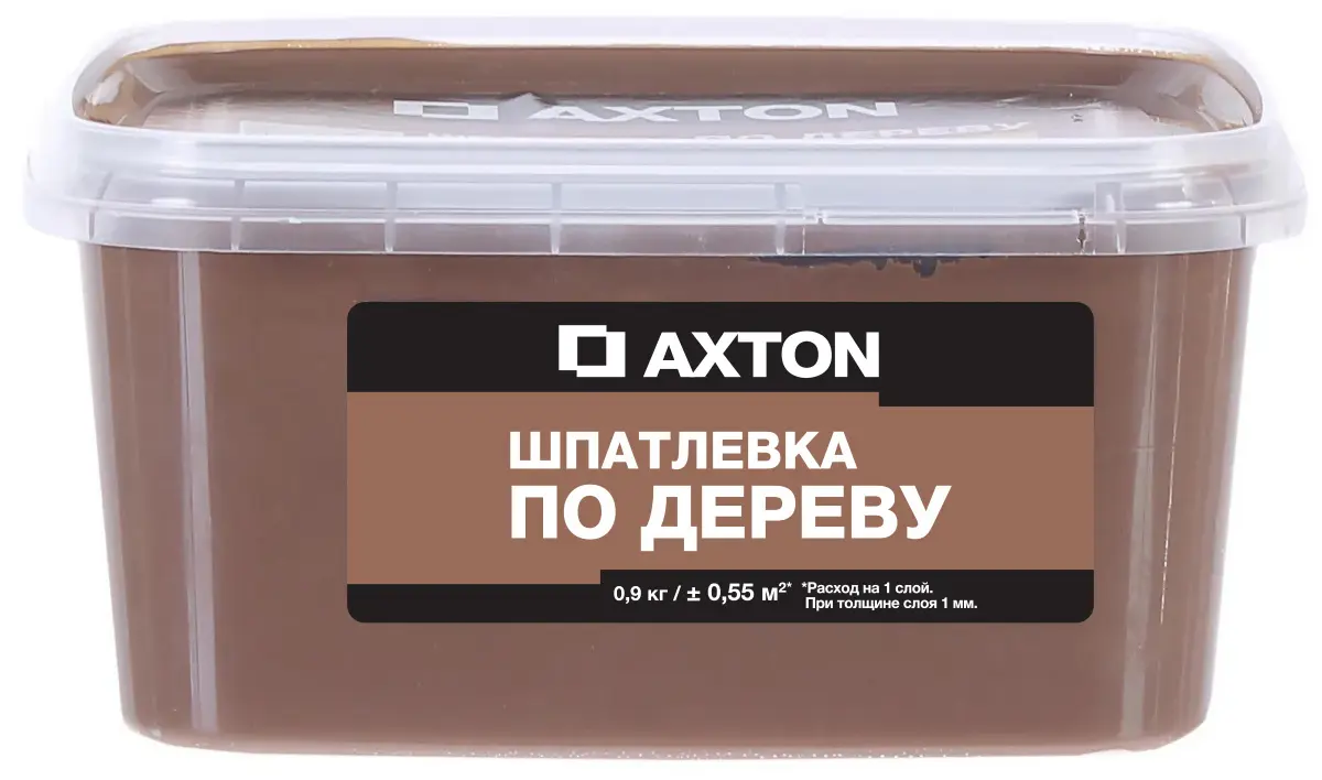 Шпатлёвка Axton для дерева 09 кг хани 550₽