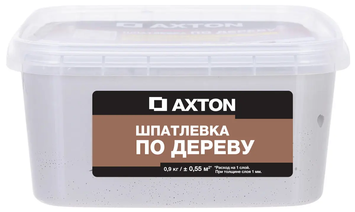 Шпатлёвка Axton для дерева 09 кг тач 480₽