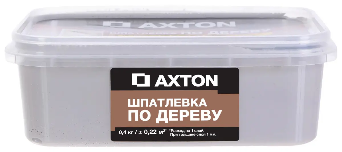 Шпатлёвка Axton для дерева 04 кг тач 480₽