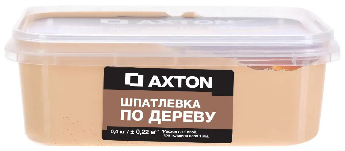 Шпатлёвка Axton для дерева 0.4 кг сосна карандаш irfix сосна для реставрации трещин