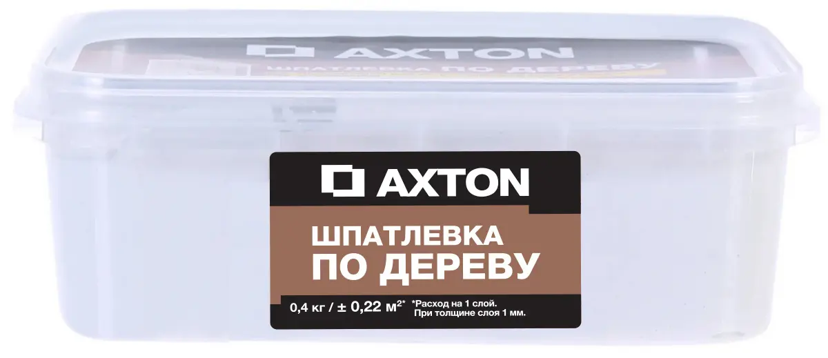 Шпатлёвка Axton для дерева 0.4 кг цвет белый