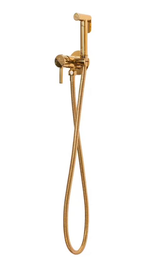 Гигиенический душ скрытого монтажа Grocenberg GB001GO золото формы для наращивания ногтей узкие 50 шт золотистый